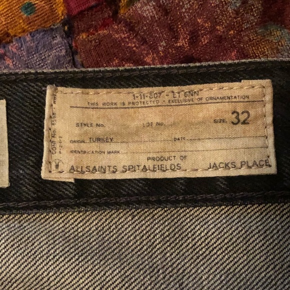 All Saints Spitafields Jacks Place Jeans black - Picture 2 of 8